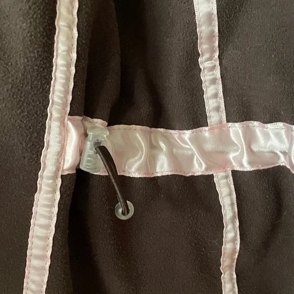 Lululemon Apres Brown & Pink Yoga Rain Jacket, Sz 6 - Picture 10 of 16